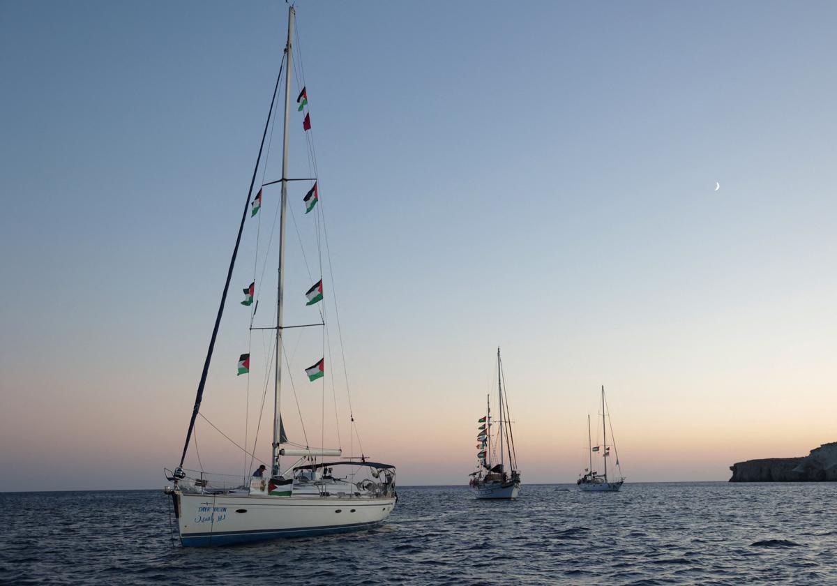 Italia y el Vaticano median para que la flotilla que va a Gaza no sufra un ataque