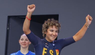 La española Paula Ostiz se corona campeona del mundo júnior de ruta