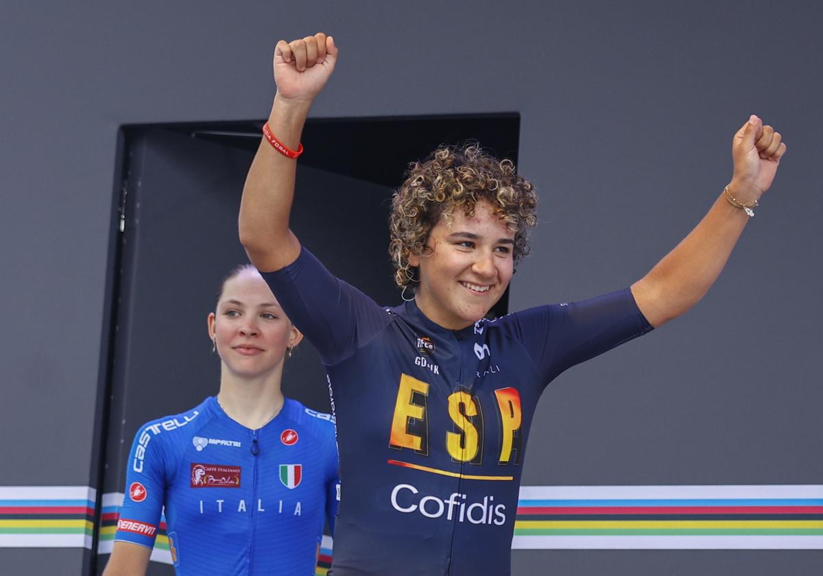 Paula Ostiz se ha proclamado campeona del mundo júnior de ruta en Ruanda.