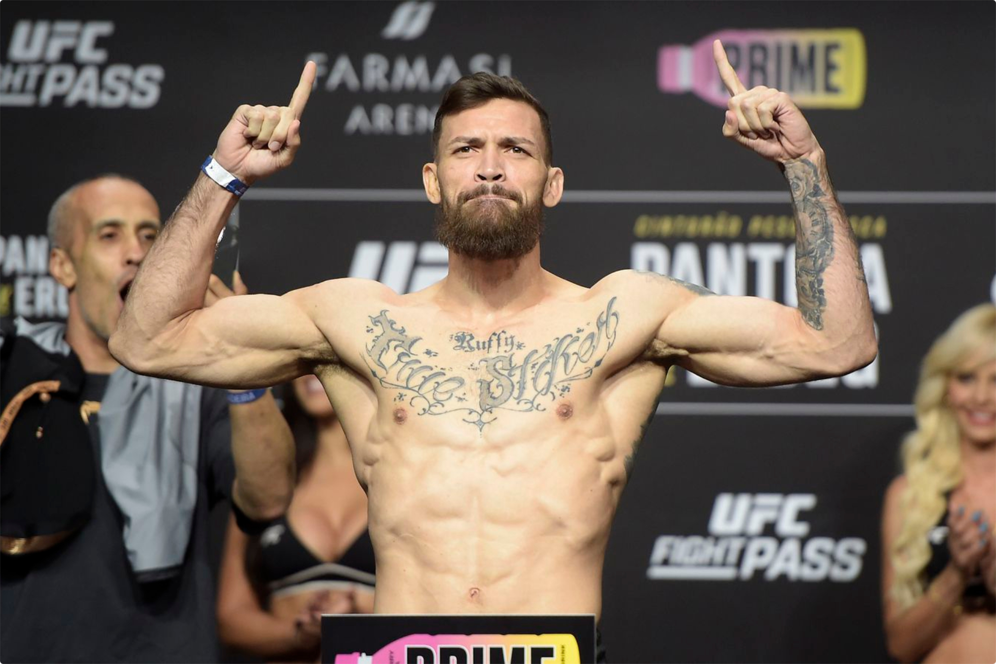 Mauricio Ruffy, durante UFC 301.