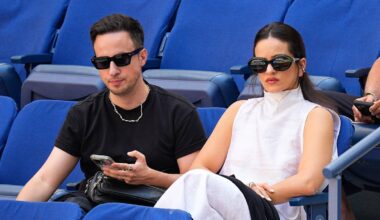 Rosalía aparece en el US Open de Nueva York con un hombre misterioso y el look clásico que queremos copiar
