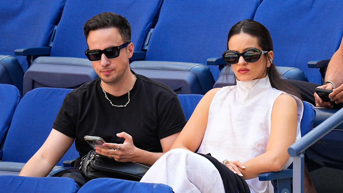 Rosalía aparece en el US Open de Nueva York con un hombre misterioso y el look clásico que queremos copiar