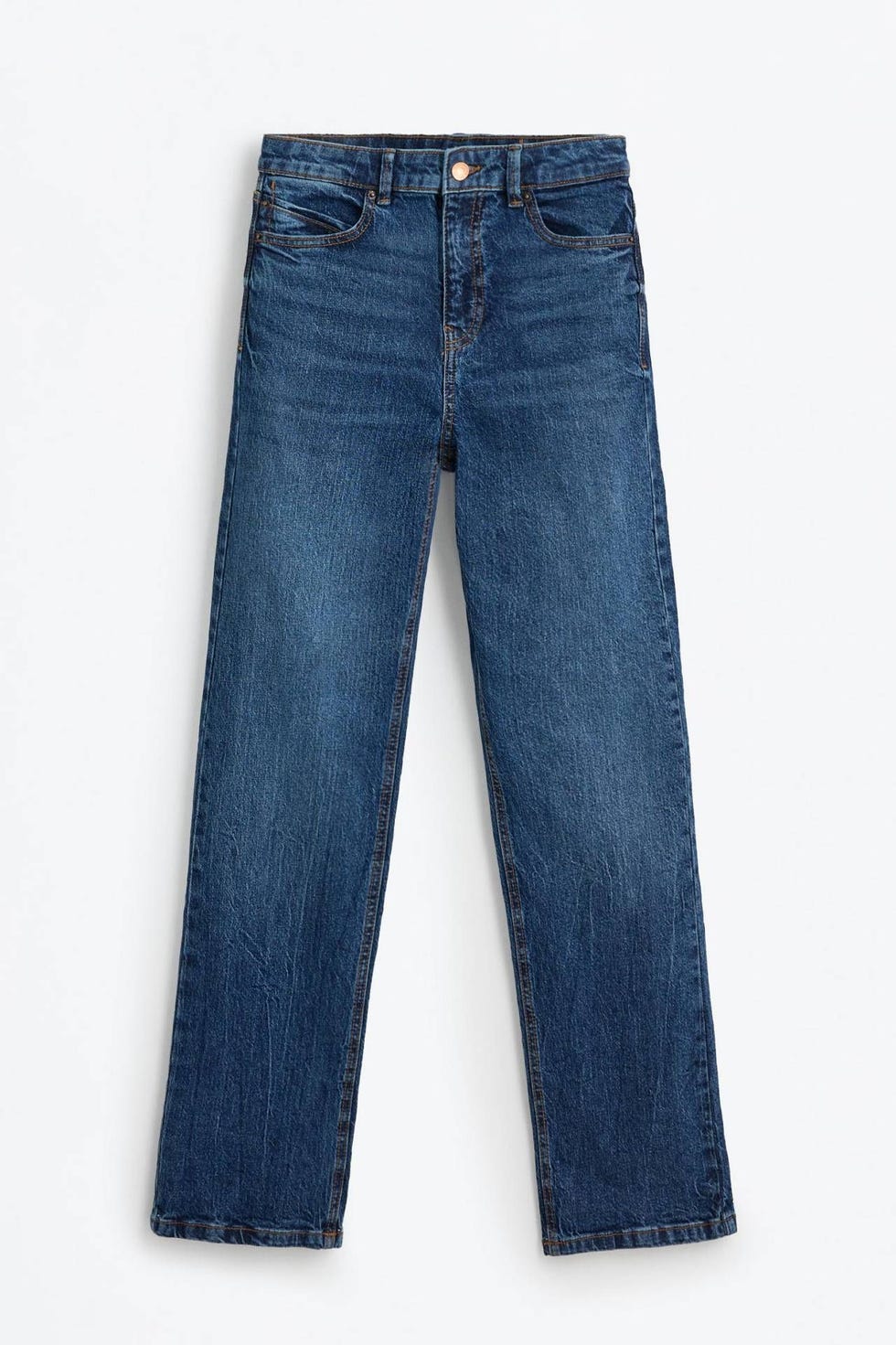 Pantalón vaquero de tiro medio y pernera recta