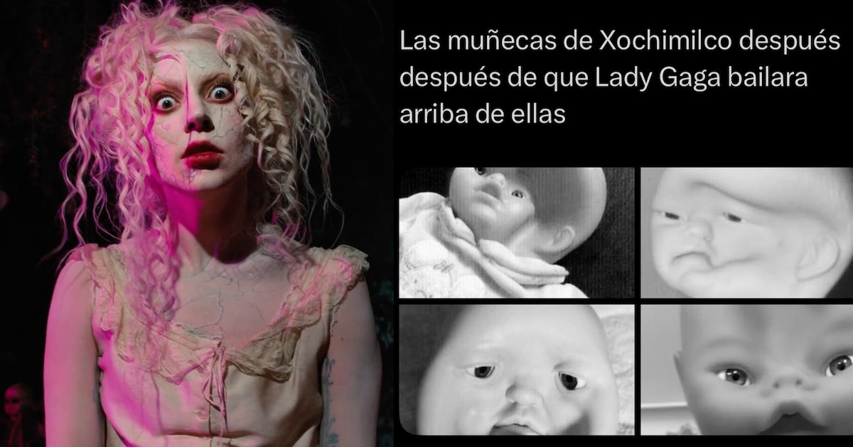 Mexicanos advierten con memes a Lady Gaga que podría estar poseída por “zapear” a las muñecas de Xochimilco