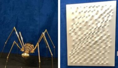 Una niña de cinco años se sube a una araña de oro en un museo para dibujar sobre un cuadro valorado en 200.000 euros: “Estas cosas pasan”