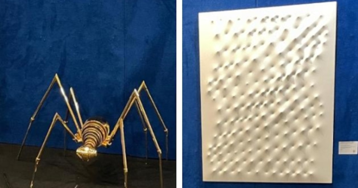 Una niña de cinco años se sube a una araña de oro en un museo para dibujar sobre un cuadro valorado en 200.000 euros: “Estas cosas pasan”