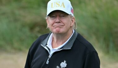 Trump asiste a la final masculina del US Open