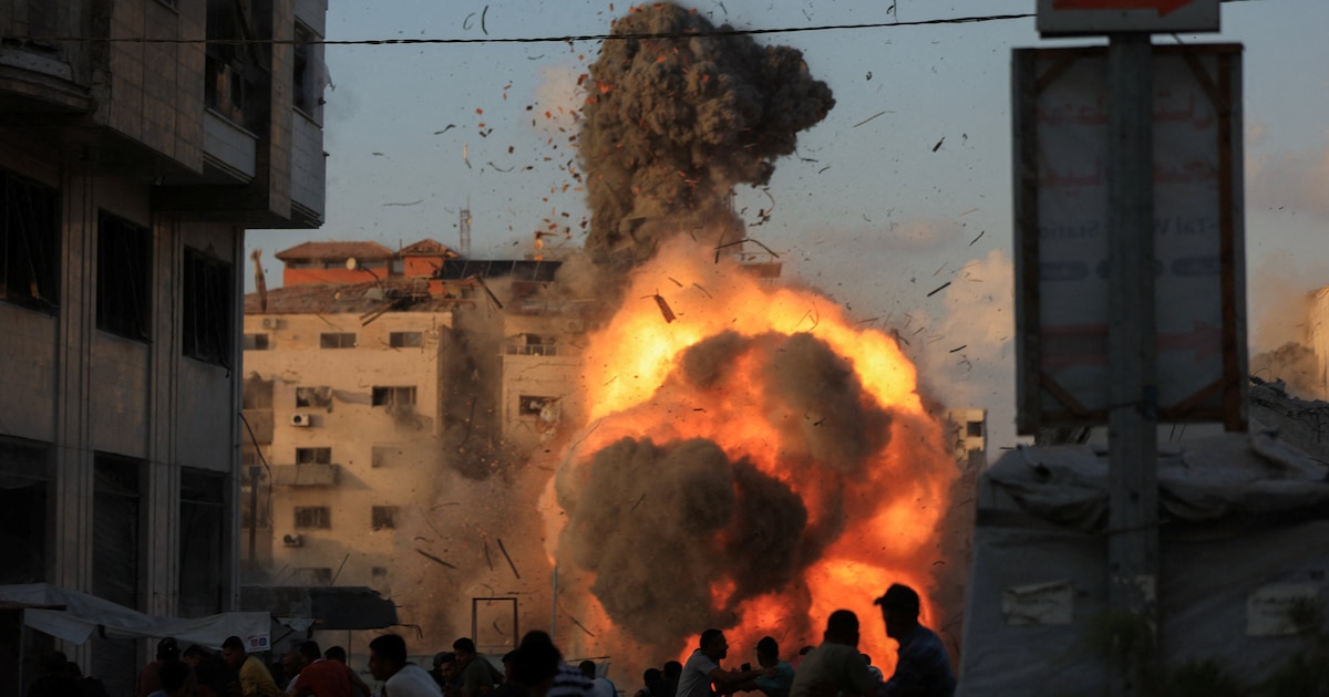 El Ejército de Israel destruyó otro edificio utilizado por los terroristas de Hamas en ciudad de Gaza