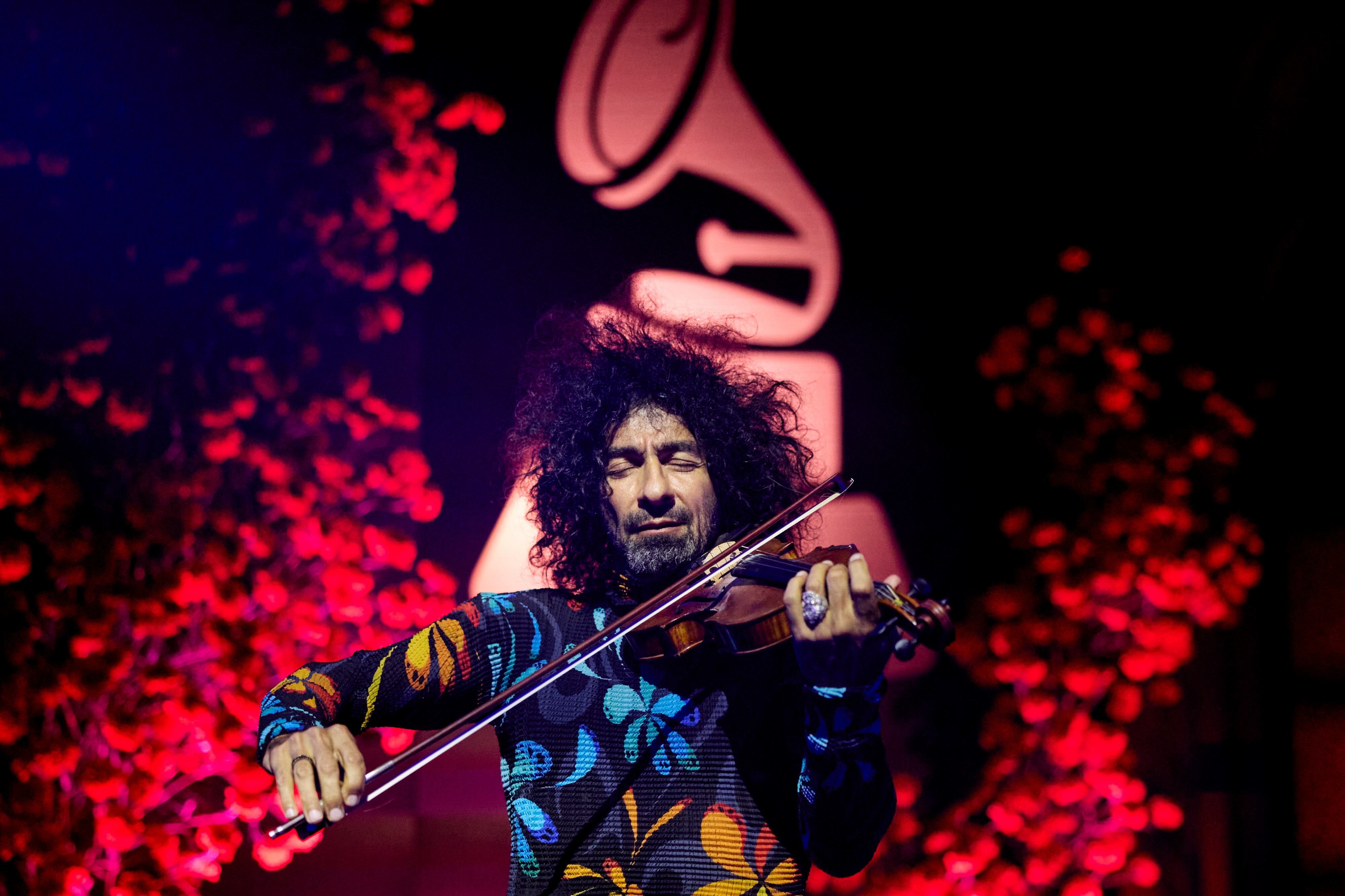 SEVILLE, SPAIN - SEPTEMBER 10: Ara Malikian performs on stage during the Latin GRAMMY® Celebrates: The Music of Andalusia, A Tribute to the Region's Musical Legacy on September 10, 2025 in Seville, Spain. (Photo by Fran Santiago/Getty Images for The Latin Recording Academy)