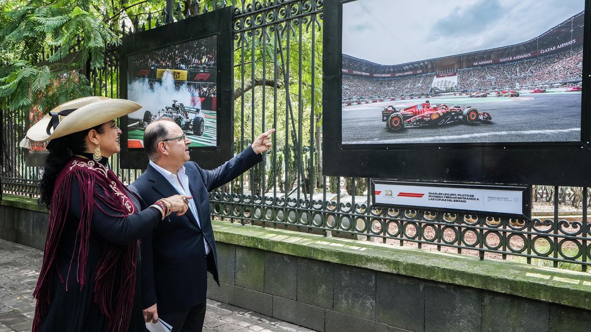 Celebran 10 años de la F1 en México con exposición