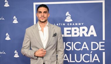 Marc Bartra y Estopa, en el homenaje a Andalucía de los Latin Grammy
