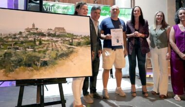 Manuel Sánchez Lucas conquista el Certamen de Pintura Rápida “Ciudad de Montilla” ~ Montilla Digital