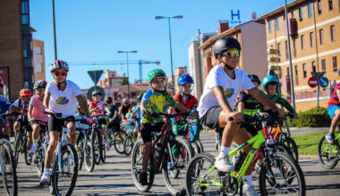 Domingo de bici y de probar los nuevos carriles ciclistas de la ciudad