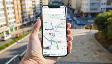 Llevo años usando Google Maps y no conocía este botón. Es una maravilla para seguir rutas a pie