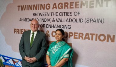 Carnero refuerza el hermanamiento de Valladolid con Ahmedabad, ciudades que aúnan historia, patrimonio e innovación