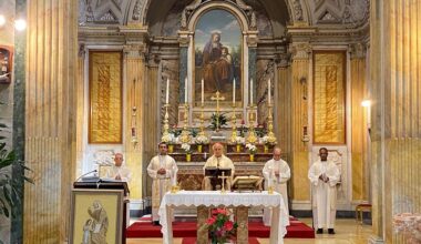 El Papa celebra Misa el 21 de septiembre en la parroquia de Santa Ana en el Vaticano