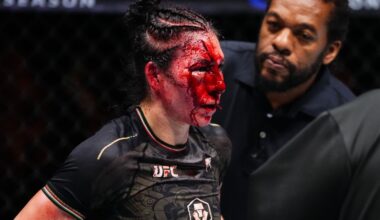 Irene Aldana en recuperación de corte espantoso en UFC 306