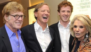 Los hijos de Robert Redford: muertes, intentos de suicidio y el reto de seguir los pasos de su padre