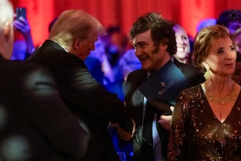 Donald Trump y Javier Milei