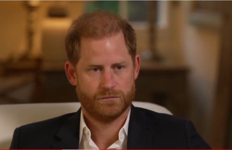 Harry, en su entrevista con la BBC