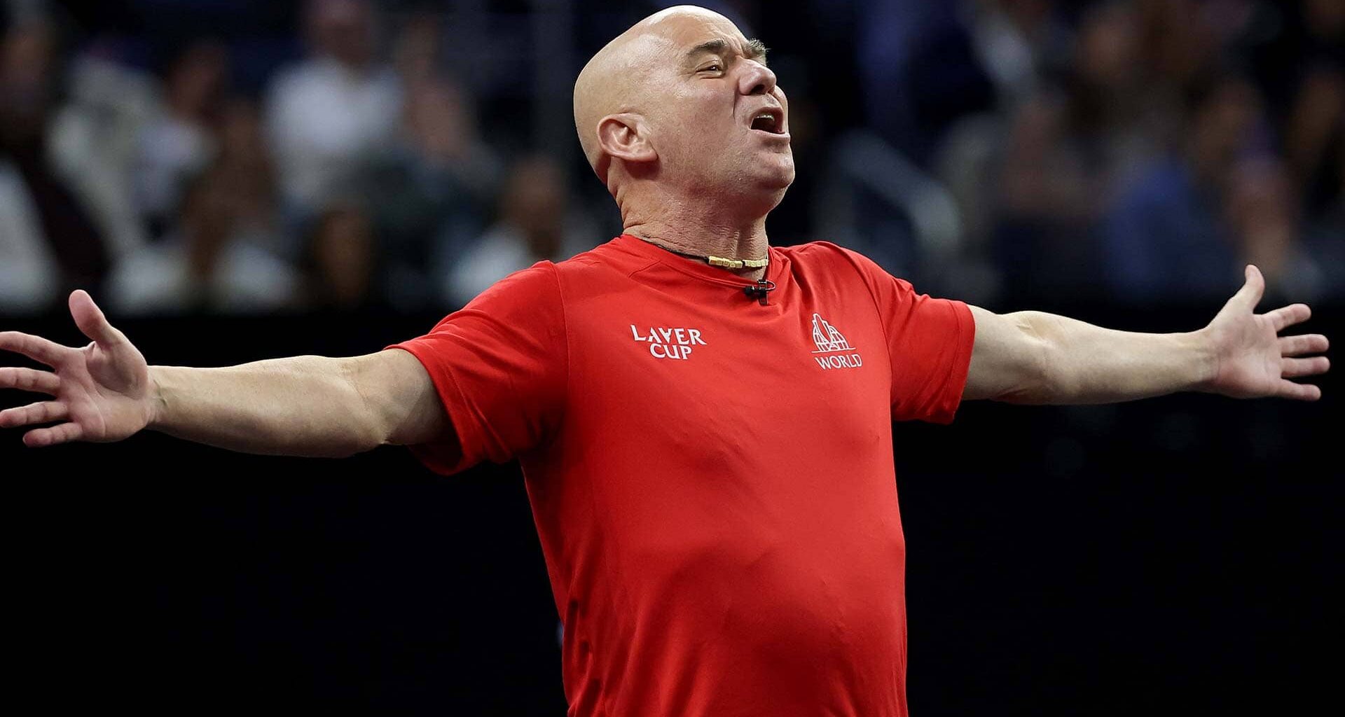 Andre Agassi capitaneó al Team World en la Laver Cup por primera vez.