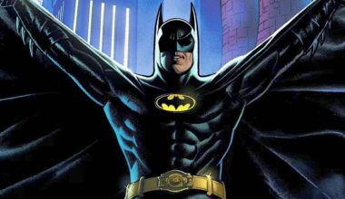 El traje del Batman de Tim Burton es épico, pero siempre llevaba zapatillas de deporte. Literalmente