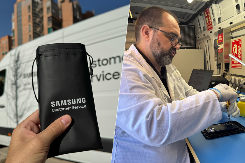así funciona el servicio de Samsung que repara tu móvil en casa