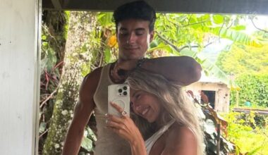 "Mi chico, te quiero tanto"