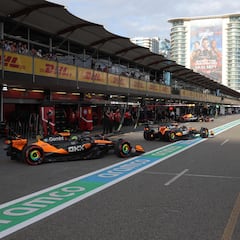 El líder falla, Norris perdona