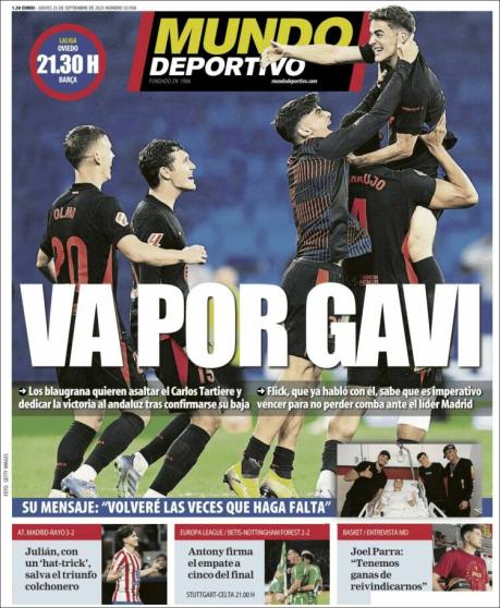 Portada 'Mundo Deportivo'