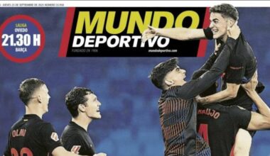 Gavi y Julián, protagonistas indiscutibles de las portadas deportivas