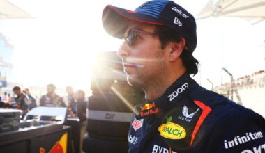 Sergio Pérez prueba el simulador de Cadillac F1