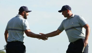 Jon Rahm, líder del arrebatador comienzo europeo en la Ryder Cup de Nueva York ante la mirada de Trump - El Mundo