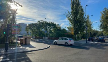 La obra de la red de calor en Huerta del Rey reducirá a un carril el tráfico de acceso al centro por el puente de Poniente