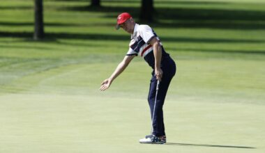 ¡¡¡Justin Thomas emboca desde 70 metros de distancia en la Ryder Cup!!!