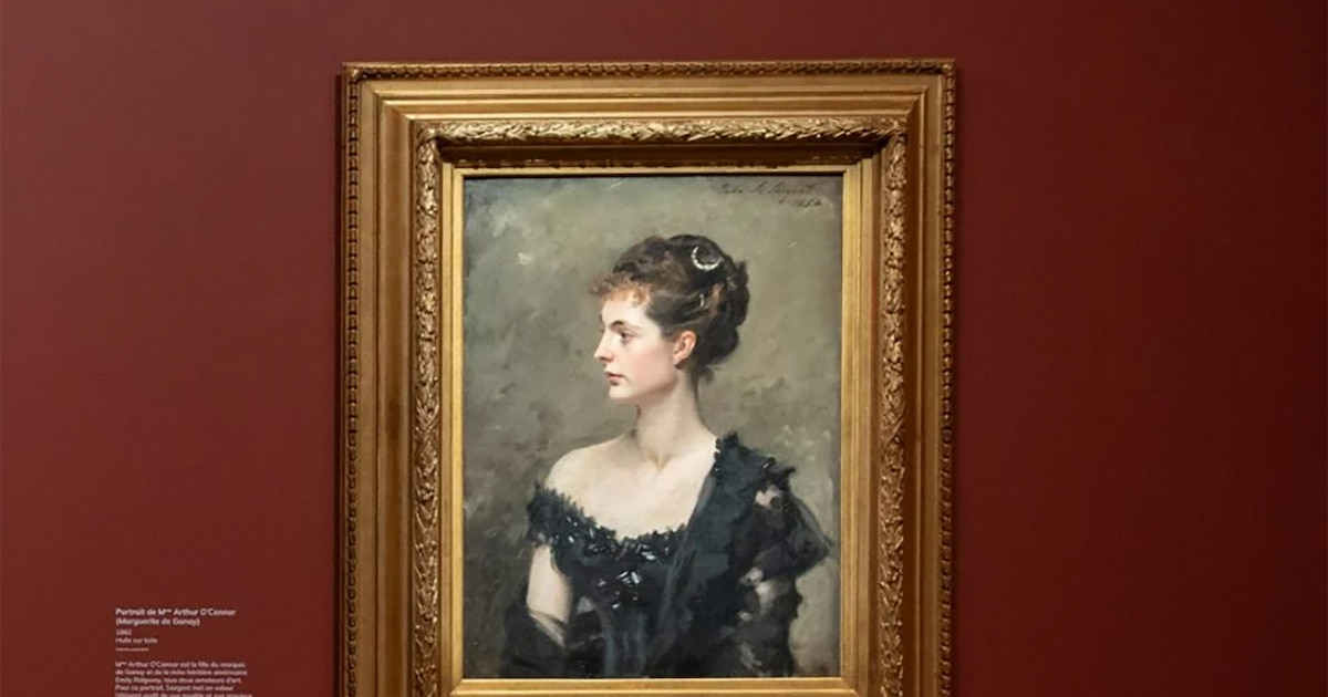 Un retrato oculto de John Singer Sargent sorprende en París
