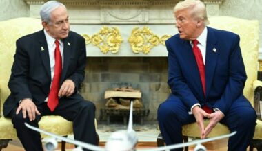 Trump se dice "muy confiado" sobre su plan de paz para Gaza al recibir a Netanyahu