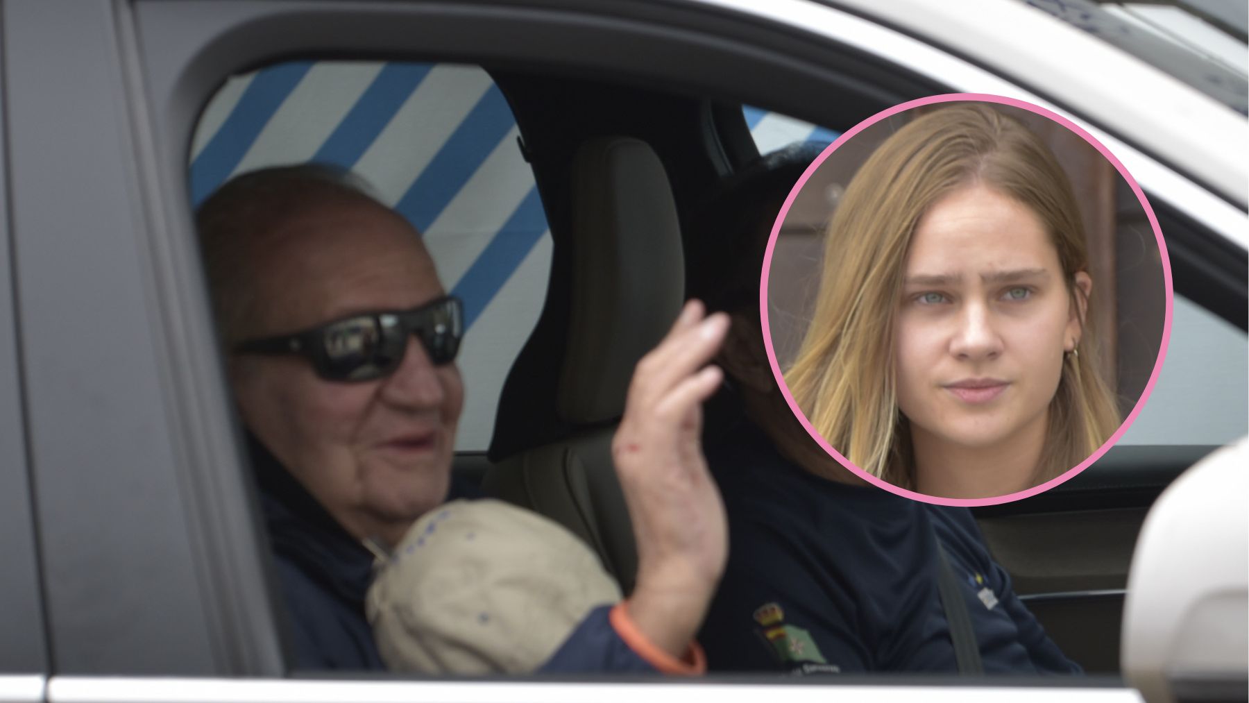 Irene Urdangarin aparece por sorpresa en Sanxenxo para visitar a su abuelo, Juan Carlos I
