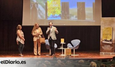 Luz Gabás inicia en Huesca la gira de presentaciones de su última obra, 'Corazón de oro'