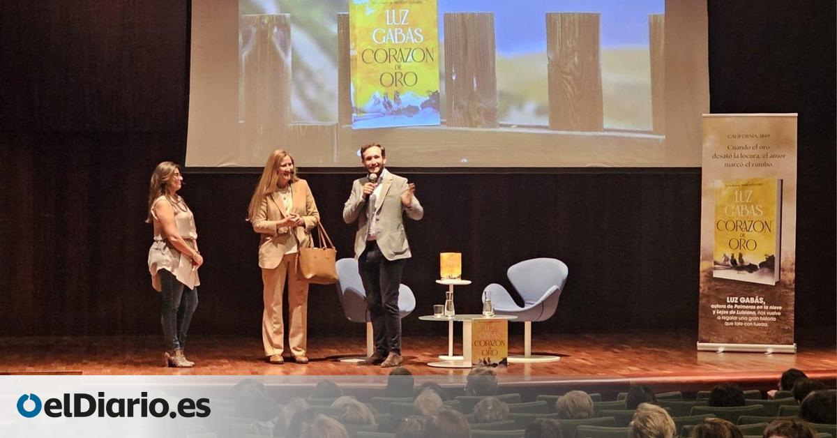 Luz Gabás inicia en Huesca la gira de presentaciones de su última obra, 'Corazón de oro'