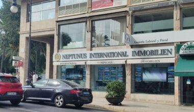 La sede de Neptunus International en el Paseo Mallorca de Palma