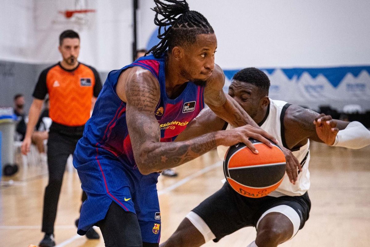 Clyburn tuvo una buena actuación en su debut con el Barça