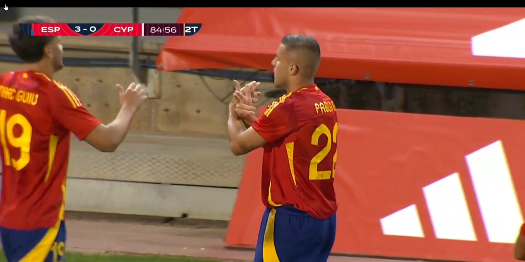 Pablo García se estrena con gol con la selección española sub 21 (3-0)