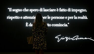 Milán rinde un homenaje para despedir al "rey" de la moda Giorgio Armani