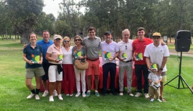 El cuarto Memorial Álvaro Mazariegos reúne a 60 jugadores en el Club de Golf Soria