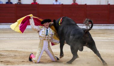 Rufo indulta un toro y Trigueros corta dos orejas en Abarán