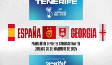 La Selección Masculina regresará a Tenerife seis años después
