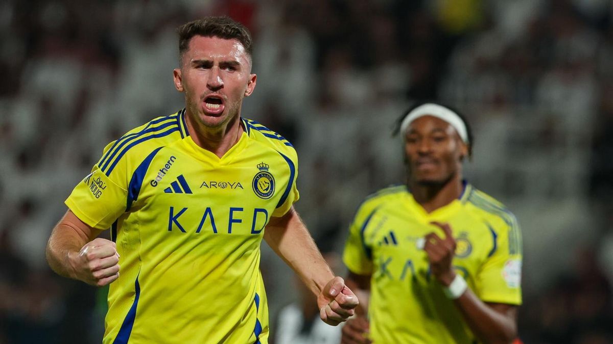 Laporte, celebrando un gol con el Al-Nassr