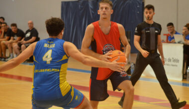 Momento del encuentro del Baloncesto Telde contra el CB Las Palmas (Foto: Juan Antonio Hernández)