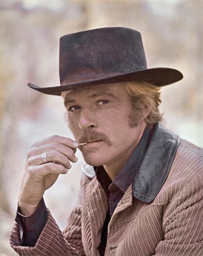 Robert Redford en una imagen promocional para la película 'Dos hombres y un destino', dirigida por George Roy Hill, el 1969.  